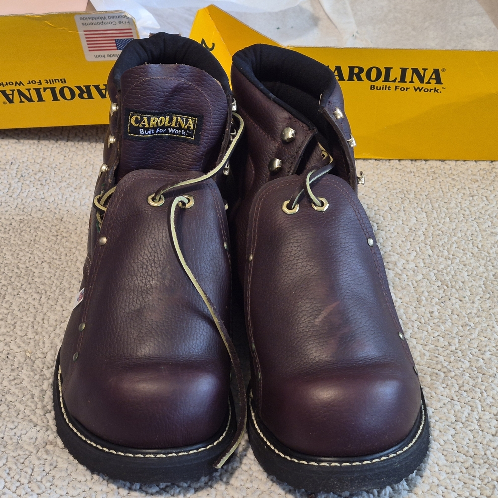 ​Carolina 20460 Men's 6" Internal Metguard Union Made USA Work Boots 11.5 4E